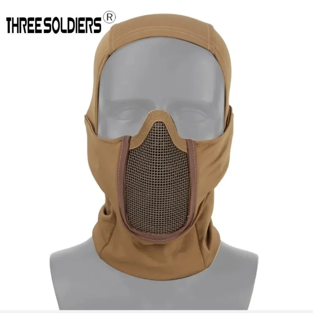 Balaclava Airsoft Mesh Mask Full Face Protection Hood for Cs War Game Hunting US